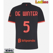 AC Milan Koni De Winter #5 Replica Third Shirt Ladies 2026-27 Short Sleeve